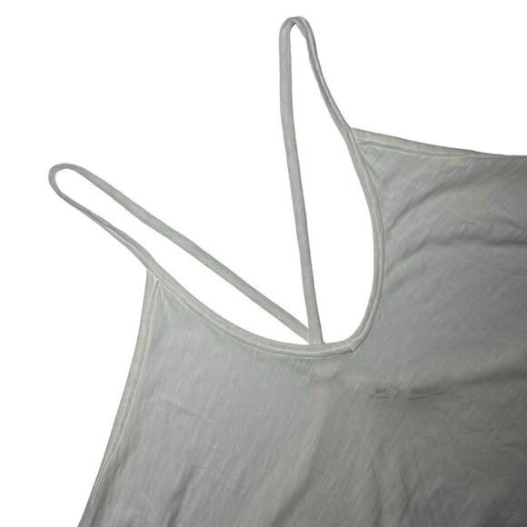 We The Free Free People White Sandy Racerback Criss Cross Swing Tank Top Size XL - Picture 1 of 13